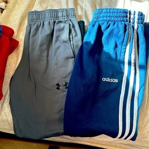 Under armor and Adidas pants